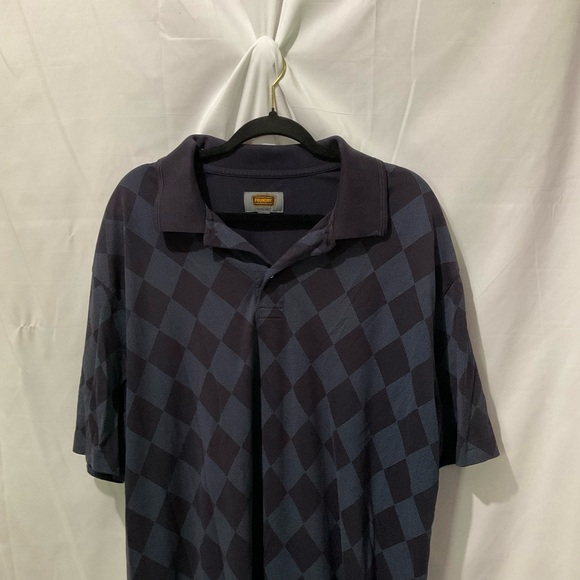 Foundry Supply Co Mens Big & Tall Quick Dry Polo Short Sleeve Size 2XL Navy - Picture 5 of 10